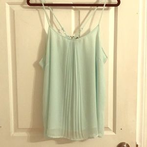 Vero Moda mint green flowy tank
